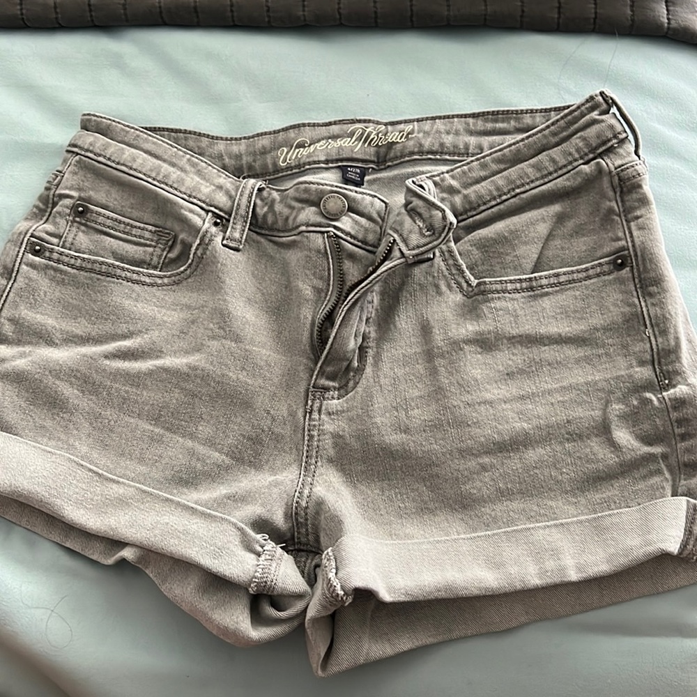Universal Thread grey denim shorts
